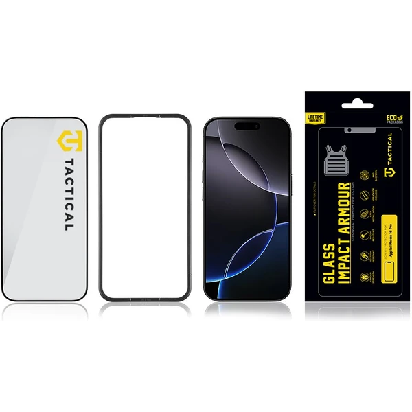 Tactical Glass Impact Armour sklo pro Apple iPhone 16 Pro - Ochranné folie a skla - Obrázek 8babd82d84354e7085ce31d185cb03a1
