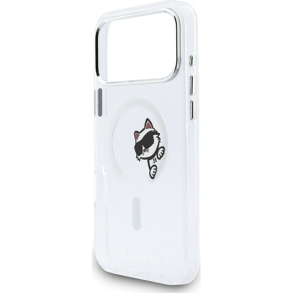 Karl Lagerfeld IML Choupette Peekaboo MagSafe kryt iPhone 17 Pro Max čirý - Pouzdra - Obrázek 8bbe0af6e16e4d958c37e5fbe8020cb6