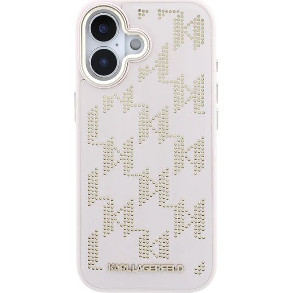 Karl Lagerfeld PU Perforated Monogram MagSafe kryt iPhone 17 růžový - Pouzdra - Obrázek 8be3aab5fdb1402189d2c5da9d7af31c