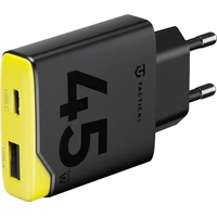 Tactical Minimi GaN 45W nabíjecí adaptér (1xUSB-C, 1xUSB-A) černý - Nabíječky