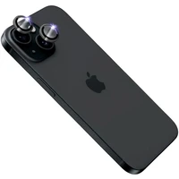 FIXED Sapphire Camera Glass ochranná skla Apple iPhone 15/15 Plus černá - Ochranné folie a skla