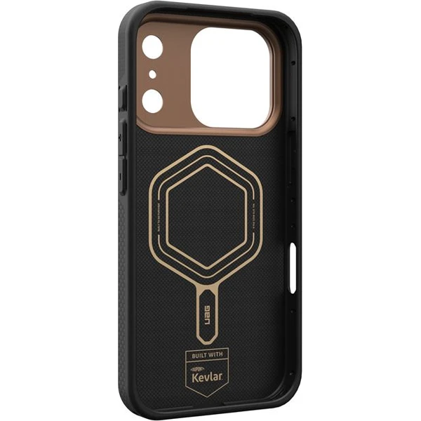 UAG Fibr Armr MagSafe kryt iPhone 17 Pro kevlar černý/bronzový - Pouzdra - Obrázek 8c2d60eef8874204807111a796654d67