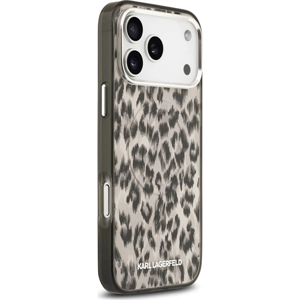 Karl Lagerfeld IML Leopard MagSafe Zadní Kryt pro iPhone 17 Pro Max hnědý - Pouzdra - Obrázek 8c31996e5e994c9a95c39f5252daedf4