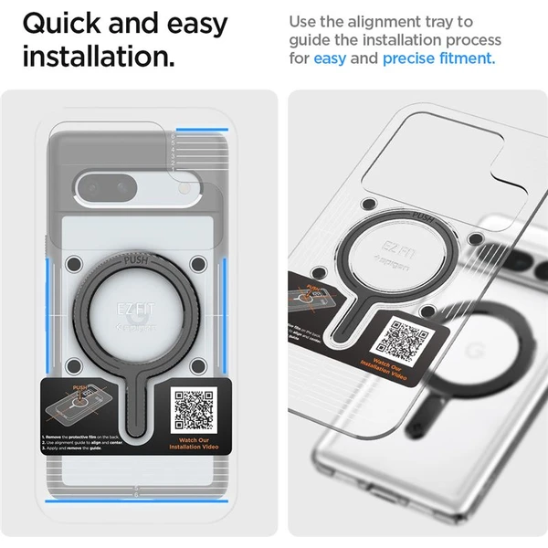 Spigen OneTap Ring Magnetic Plate nalepovací MagSafe kroužek karbonový - Vychytávky - Obrázek 8c528f3476e544719ad20ca7a9c0e784