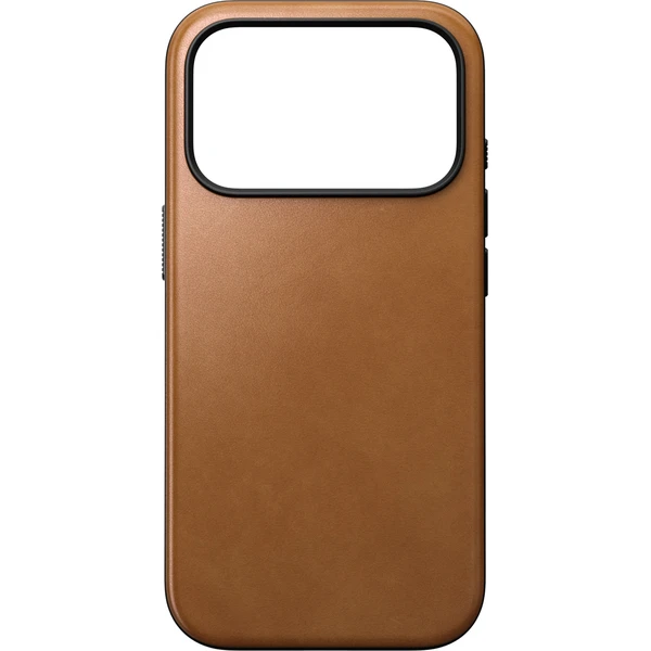 Nomad Modern Leather MagSafe kožený kryt iPhone 18 Pro English Tan - Pouzdra - Obrázek 8c5c0a0eda8c4015824653ad12b9bef0
