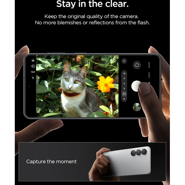 Spigen Glass tR EZ Fit Optik Pro HD skla na fotoaparát Samsung Galaxy S26+ černá (2 ks) - Ochranné folie a skla - Obrázek 8c8dda42c3e046aeaa04e16205e9a034