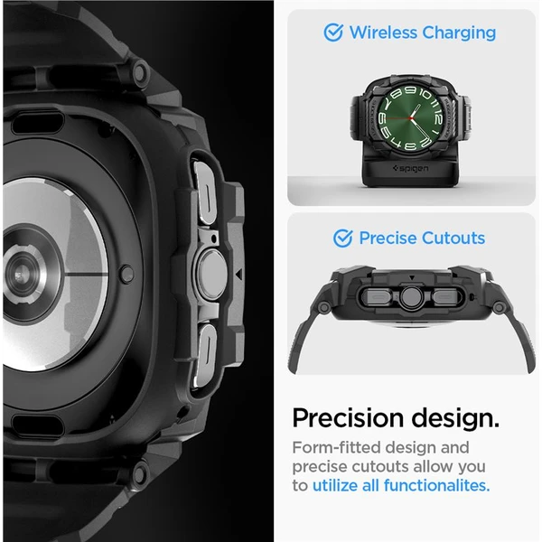 Spigen Rugged Armor Pro kryt Samsung Galaxy Watch Ultra matně černý - Pouzdra - Obrázek 8cabf8e2830c42c5a39319c2f2d80c7e