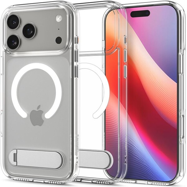 Spigen Ultra Hybrid S MagSafe kryt iPhone 17 Pro Max clear white