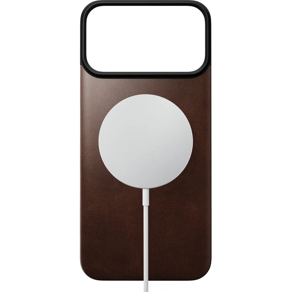 Nomad Magnetic Leather Back (Horween) MagSafe kožený kryt iPhone 18 Pro Max Rustic Brown - Pouzdra - Obrázek 8cd9fc3354ea4807882684750e18f33d