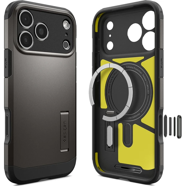Spigen Tough Armor T MagSafe kryt iPhone 18 Pro/17 Pro gunmetal - Pouzdra - Obrázek 8cef4cbf0c71464da6c8abadafa9dd27