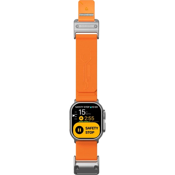 Aulumu A11 Mag Buckle Slim řemínek Apple Watch 49/46/45/44/42mm Silver Buckle/Orange Strap - Řemínky - Obrázek 8d0b3375daf64ce9869aaa04a7864c3c
