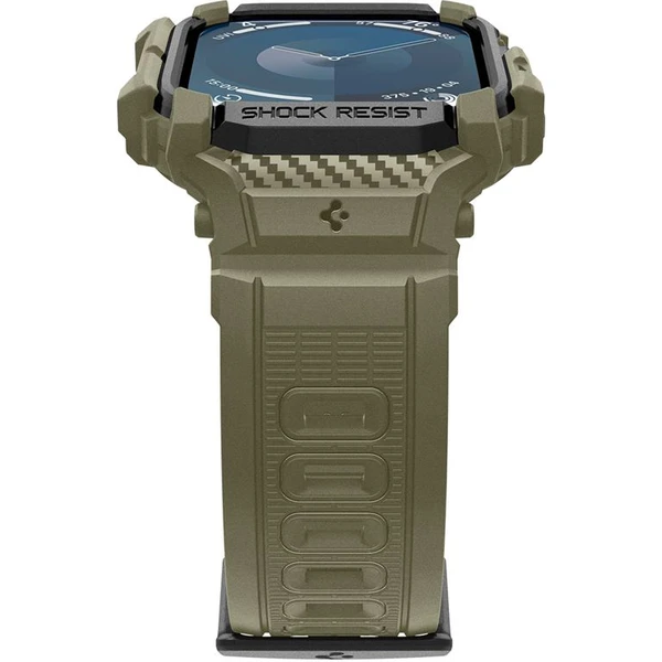 Spigen Rugged Armor Pro řemínek s pouzdrem Apple Watch 10/11 (46mm) zelený - Řemínky - Obrázek 8d24d56b90624dadade86199f973a8cc