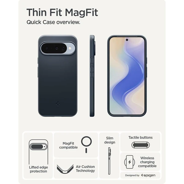Spigen Thin Fit MagSafe kryt Google Pixel 10/10 Pro šedý - Pouzdra - Obrázek 8d2f83c69853428b870a0b24fbf98ebb