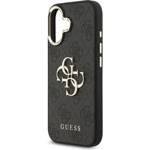 Guess PU Leather 4G Metal Logo Gold Frame MagSafe kryt iPhone 17 černý - Pouzdra - Obrázek 8d4ee4fc184c47b982a08bafc67a12a2