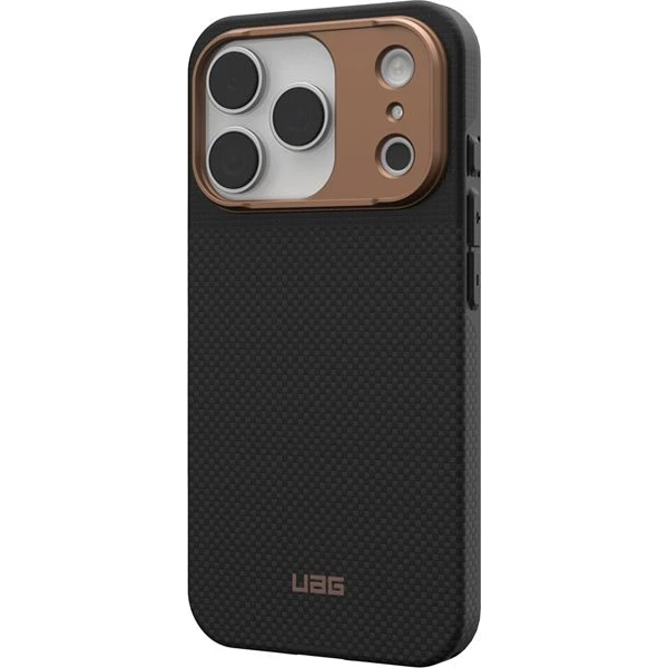UAG Fibr Armr MagSafe kryt iPhone 17 Pro kevlar černý/bronzový - Pouzdra - Obrázek 8d6746b7b9cb453b998a40e53bf9e53f