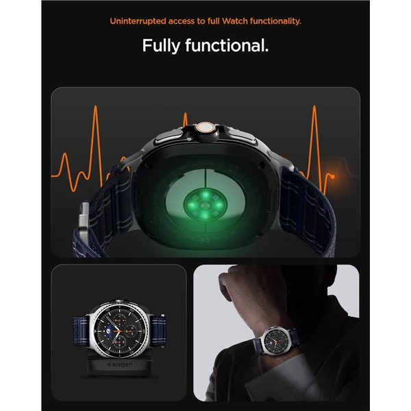 Spigen Fabric Band řemínek (hook-and-loop) Samsung Galaxy Watch8 46/44/40mm námořně modrý - Řemínky - Obrázek 8d8c7f9714fe473a823daecb6721b1f2