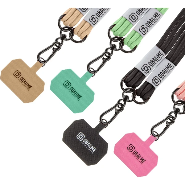 OBAL:ME NeckTag Trio popruh na telefon růžový - Popruhy a crossbody - Obrázek 8d9b1e97dac44e2ab38ed6f65dfb6361