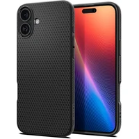 Spigen Liquid Air kryt iPhone 16 matte black - Pouzdra