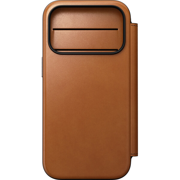 Nomad Modern Leather Folio (Horween) MagSafe kožené pouzdro iPhone 17 Pro/18 Pro Saddle - Pouzdra - Obrázek 8dacf8c9a2564f1c8a2c37c53c20eba2