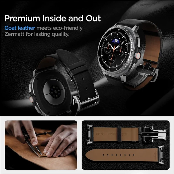 Spigen Enzo Band řemínek Samsung Galaxy Watch8 46/44/40mm černý - Řemínky - Obrázek 8dbd658c32e045ef8ff4c80975337617