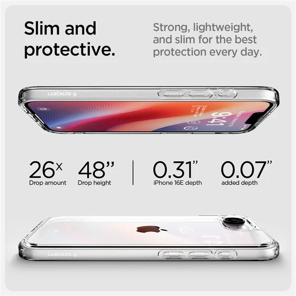 Spigen Ultra Hybrid kryt iPhone 17e/16e bílý - Pouzdra - Obrázek 8dc1c71a91074f89803bac460d73f2af