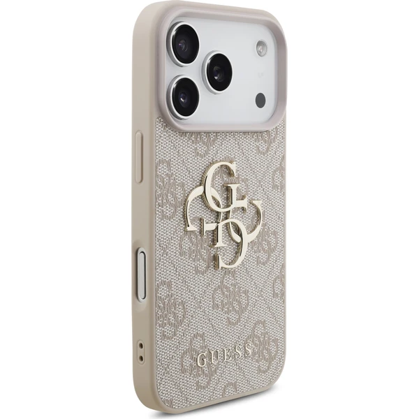 Guess PU 4G Metal Logo kryt iPhone 18 Pro růžový - Pouzdra - Obrázek 8dcf1f5ceaf8496a879bf412d4d27a5a
