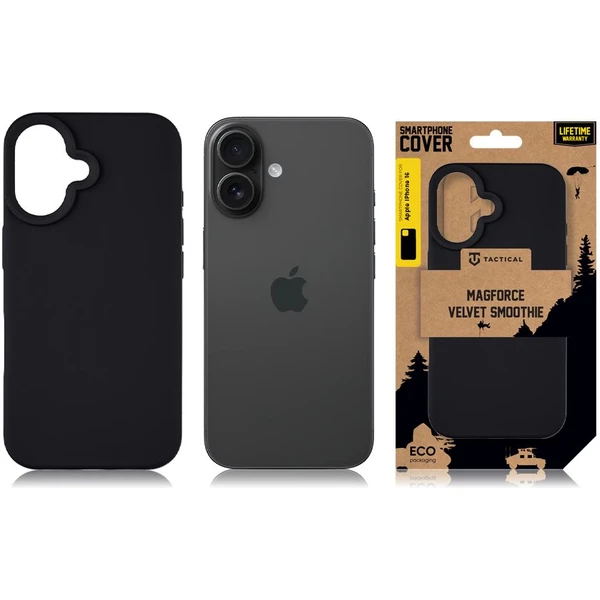 Tactical MagForce Velvet Smoothie Kryt pro Apple iPhone 16 Asphalt - Pouzdra - Obrázek 8dd54ad6787049eebaf3e8f0a662915b