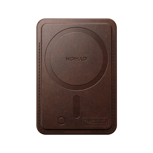 Nomad Leather Mag Wallet peněženka s Apple Find My hnědá - Peněženky - Obrázek 8de8adcb30ab4abf9d41f12800442e08