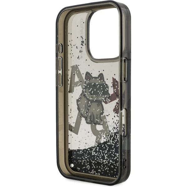 Karl Lagerfeld Liquid Glitter Scattered Choupette kryt iPhone 16 Pro Max černý - Pouzdra - Obrázek 8debe2631d884378b1ece6b915a6d878