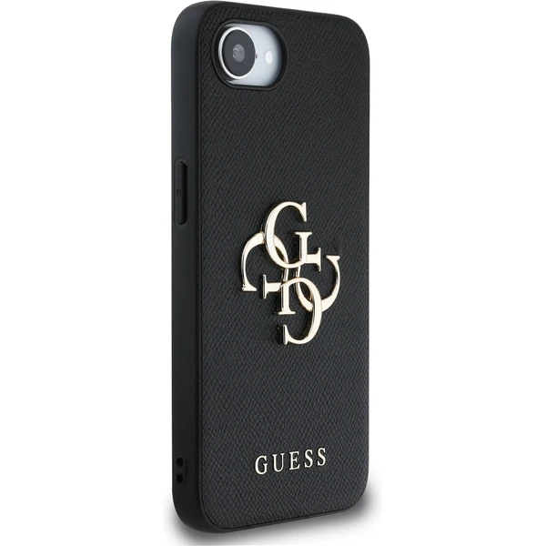 Guess PU Grained 4G Metal Logo kryt iPhone 17e/16e černý - Pouzdra - Obrázek 8df18d749d9543bbbcd2972e151336cf