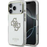 Guess PC/TPU Mirror 4G Glitter Logo MagSafe kryt iPhone 17 Pro zlatý - Pouzdra