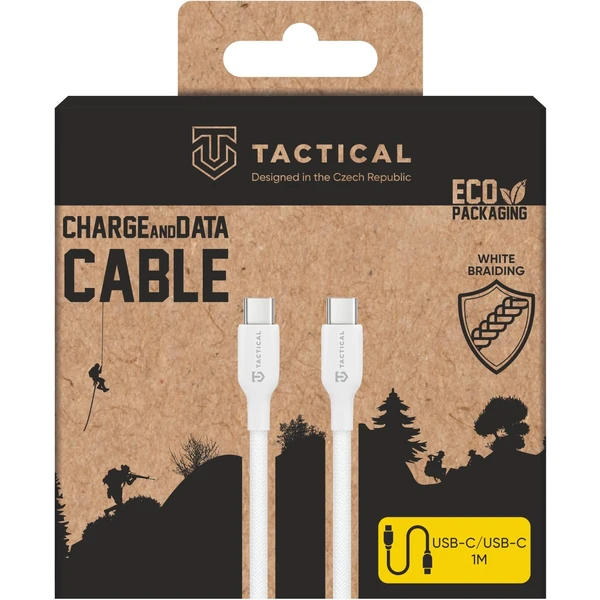 Tactical Stitch Thread USB-C/USB-C napájecí kabel 60W 1m bílý - Kabely a redukce - Obrázek 8e294c0f637d4dc2aaf6695d82756de8