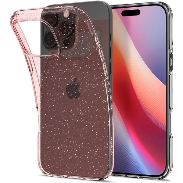 Spigen Liquid Crystal Glitter kryt iPhone 16 Pro Rose Quartz - Pouzdra - Obrázek 8e3f28da047345cfb892e1b0dfae579c