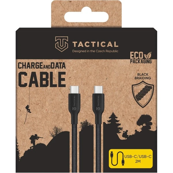 Tactical Stitch Thread USB-C/USB-C napájecí kabel 60W 2m černý - Kabely a redukce - Obrázek 8e5328ec283548cfb52d53d9b0c6506b