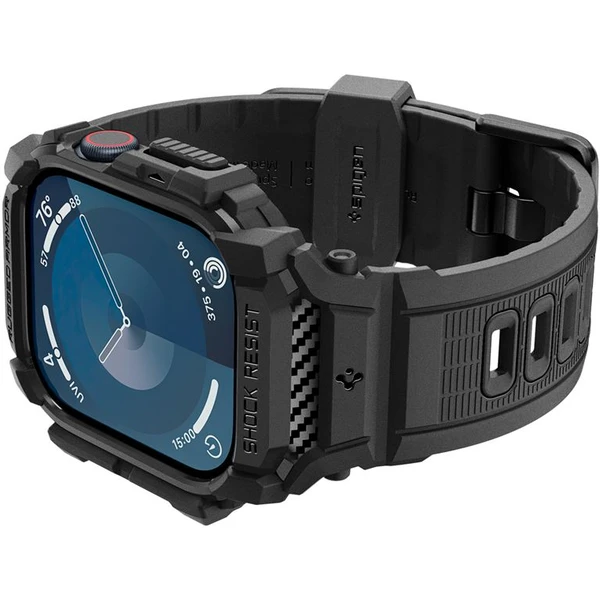 Spigen Rugged Armor Pro řemínek s pouzdrem Apple Watch 10/11 (42mm) matně černý - Řemínky - Obrázek 8e6316ab9bb34fe2af701bef3290ed16