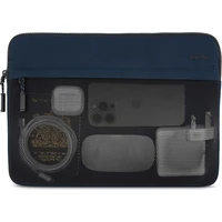 Pipetto Expand Sleeve pouzdro MacBook Pro 14"/MacBook Air 13.6" tmavě modré - Pouzdra