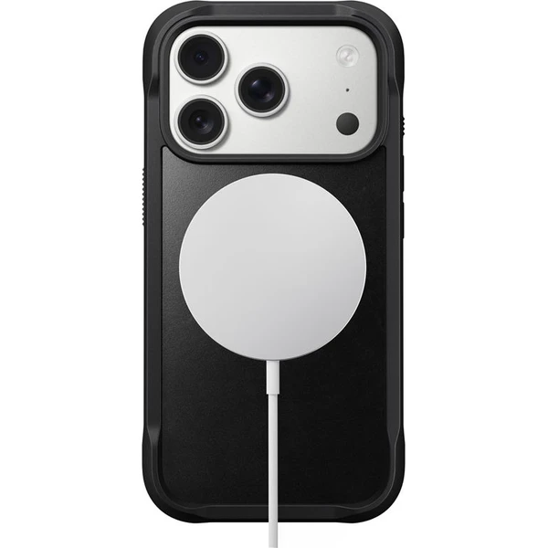 Nomad Rugged Leather Case (Horween) MagSafe kožený kryt iPhone 17 Pro Black - Pouzdra - Obrázek 8e7378ea8e4e4edd943cd54737395c65