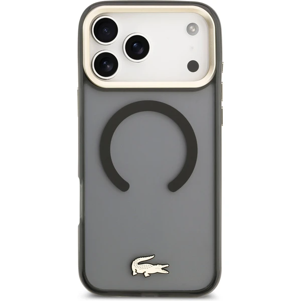 Lacoste PC/TPU Frosted Finish Gold Logo MagSafe kryt iPhone 17 Pro Max černý - Pouzdra - Obrázek 8e74aa0c9f5d4f4297049e0dd95df632