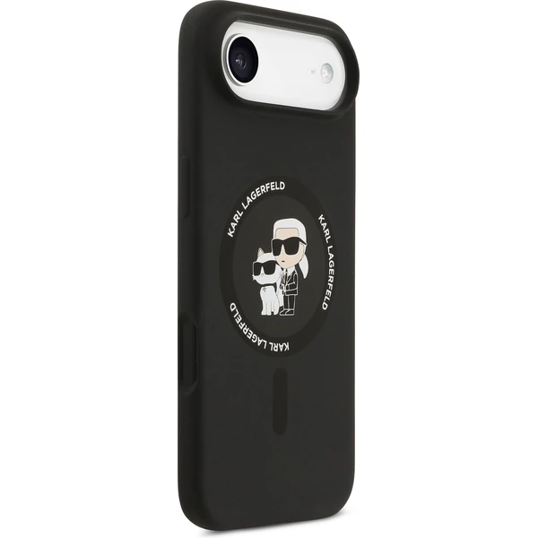 Karl Lagerfeld Liquid Silicone Karl and Choupette MagSafe kryt iPhone Air černý - Pouzdra - Obrázek 8e85d386616b4fcfb03b8d711d1a5a2b
