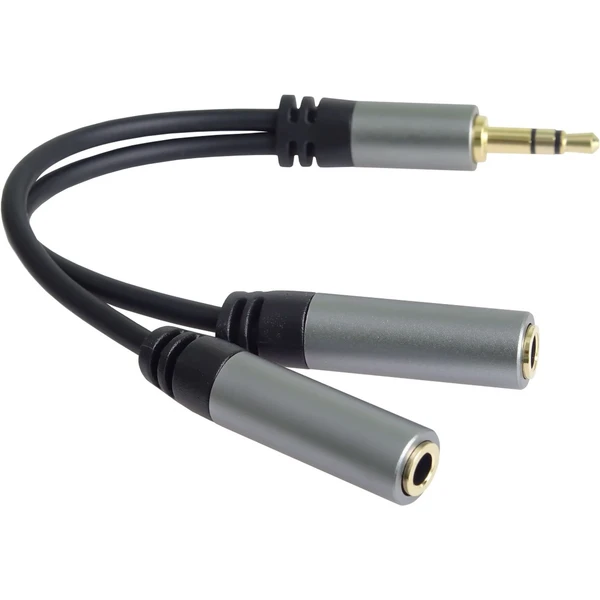 PremiumCord HQ 3,5mm/2x 3,5mm redukce 0,15m černá - Kabely a redukce - Obrázek 8e967589a3594b5f95a7a5f2e8fae74d