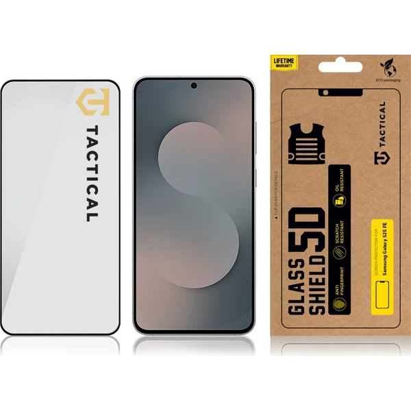 Tactical Glass Shield 5D sklo pro Samsung Galaxy S25 FE černé - Ochranné folie a skla - Obrázek 8e9812fde843459487291c5fed03d189