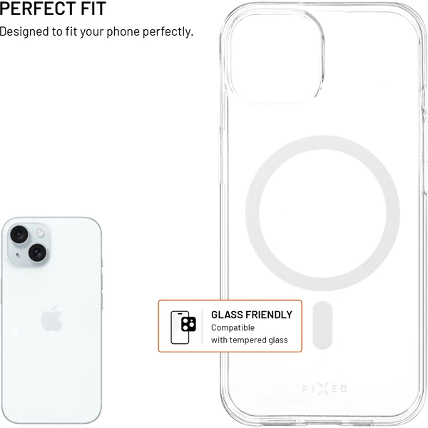 FIXED MagStory AntiUV TPU kryt s MagSafe Apple iPhone 15 čirý - Pouzdra - Obrázek 8e9bf4d911a246a79a54d4de33f0cb94