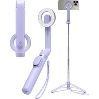Spigen MagSafe Tripod Selfie Stick fialová - Držáky