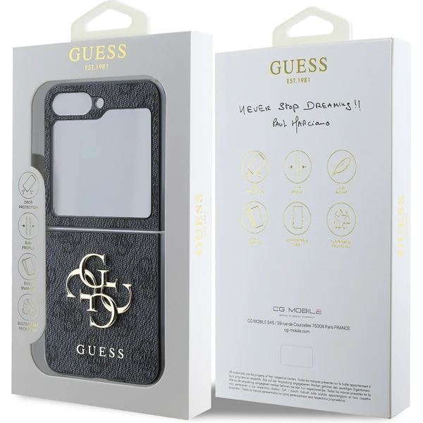 Guess PU 4G Metal Logo kryt Samsung Galaxy Z Flip 6 šedý - Pouzdra - Obrázek 8ea991bf8f224c7d9a3a2e43cf0177b8