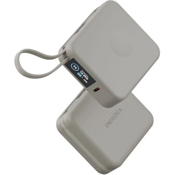 ENERGEA MagPac Mini Plus MagSafe powerbanka s kabelem, 10000mAh, béžová - Powerbanky - Obrázek 8eabd3ed02944da8bdc54abf7c24ea22