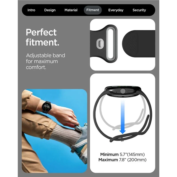 Spigen Nano Pop Band řemínek Google Pixel Watch 4/3 (45mm) černý - Řemínky - Obrázek 8ec2501019e647aa9ca9e8ec877f5fa6