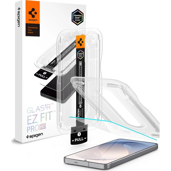 Spigen Glass tR EZ Fit Pro HD sklo Samsung Galaxy S26 FE