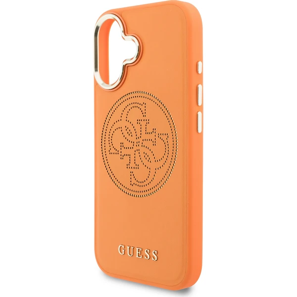Guess PU Perforated 4G Logo MagSafe kryt iPhone 17 oranžový - Pouzdra - Obrázek 8ef39d69a73945f4800b1809f793de73