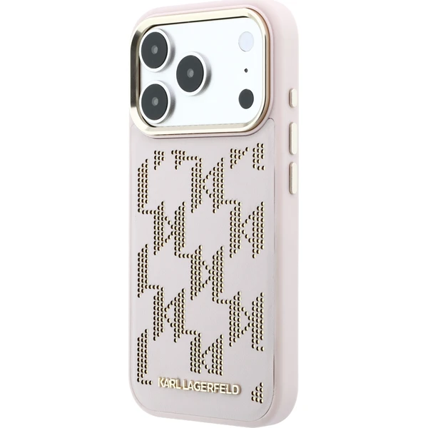 Karl Lagerfeld PU Perforated Monogram MagSafe kryt iPhone 17 Pro Max růžový - Pouzdra - Obrázek 8f0ebaa94eda4327acd6cf31cee429ce