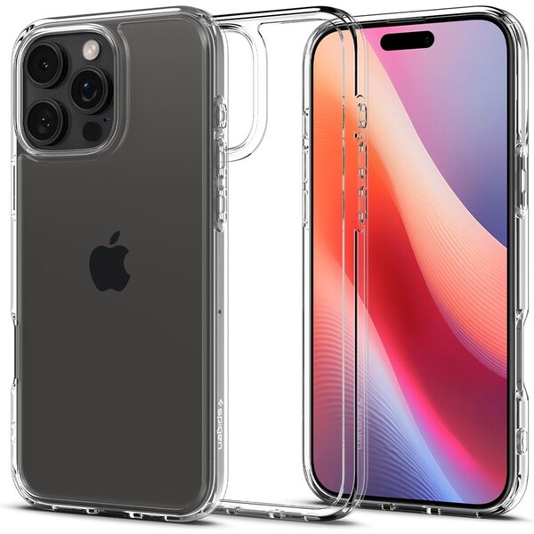 Spigen Ultra Hybrid kryt iPhone 16 Pro Max crystal clear